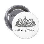 Mom of the Bride Pinback Buttons