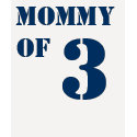 Mom of Three t-shirts by sheltodd Mom of Three t-shirts
