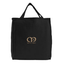 Mom of Triplets [Tan] Bag embroidered bags