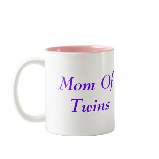 Mom Of Twin Babies Coffee Mug mug