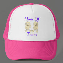 Mom Of Twin Babies Hat by packratgraphics Mom Of Twin Babies Hat