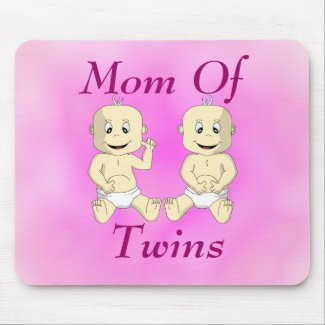 Mom Of Twin Babies Mousepad mousepad