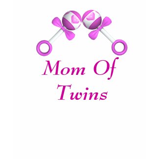 Mom Of Twin Girls Hoodie shirt