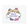 Mom of Twin Girls Tshirts and Gifts Postcard