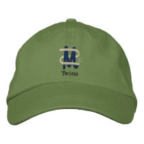 Mom of Twins [2] Embroidered Baseball Cap