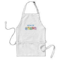 Mom of Twins Blocks aprons by Scrappintwins Mom of Twins Blocks aprons
