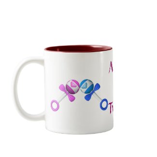 Mom of Twins Coffee Mug (boy, girl) mug