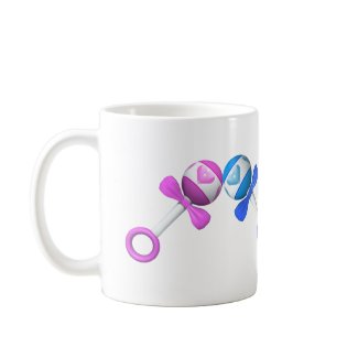 Mom Of Twins Coffee Mug (boy/girl) mug