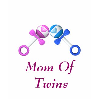 Mom Of Twins Shirt (boy/girl) shirt