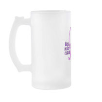 mom On The Outside - Frosted Glass Stein Coffee Mug
