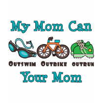 Mom Outswim Outbike Outrun Triathlon Hoodie t-shirts by RunnerTeesGifts Mom Outswim Outbike Outrun Triathlon Hoodie t-shirts