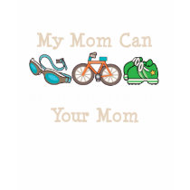 Mom Outswim Outbike Outrun Triathlon Long Sleeve T t-shirts by RunnerTeesGifts Mom Outswim Outbike Outrun Triathlon Long Sleeve T t-shirts