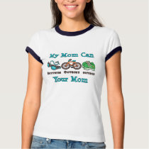 Mom Outswim Outbike Outrun Triathlon Ringer Tee t-shirts by RunnerTeesGifts Mom Outswim Outbike Outrun Triathlon Ringer Tee t-shirts