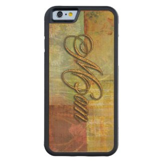 Mom Patch Quilt Design Background Carved® Maple iPhone 6 Bumper Case