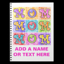 Mom Pop Art Notebook notebooks