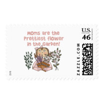 Mom Prettiest Flower in the Garden postage by mom_gifts Mom Prettiest Flower in the Garden postage