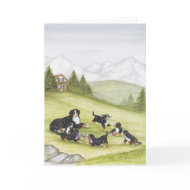 Mom & Pups card