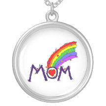 Mom Rainbow Pendants