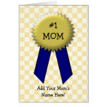 Mom Ribbon Award, Mother's Day Card