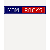 Mom Rocks Blog Button Tee t-shirts