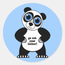 mom round stickers