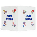 Mom Rules Vinyl Binders
