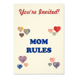 Mom Rules Card