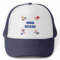Mom Rules Trucker Hats
