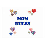 Mom Rules Postcard