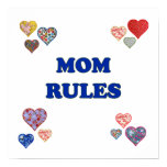 Mom Rules Poster