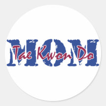 MOM Tae Kwon Do Stickers