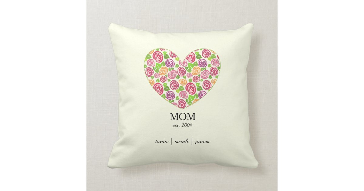 MOM THROW PILLOW Zazzle