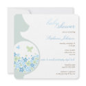 Mom To Be * Baby Boy Flower Shower Invitation by fatfatin_box Mom To Be * Baby Boy Flower Shower Invitation