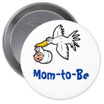 Mom-to-Be Button buttons