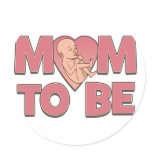 Mom to Be Maternity stickers