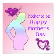 Mom To Be Mother's Day Invitation