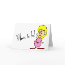 Mom To Be (Pregnant Woman) cards