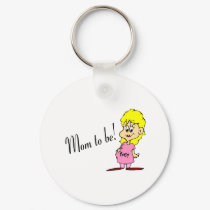 Mom To Be (Pregnant Woman) keychains by CelebrationZazzle Mom To Be (Pregnant Woman) keychains
