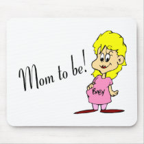 Mom To Be (Pregnant Woman) mousepads