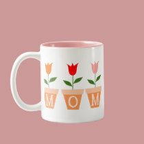 Mom Tulips mugs