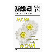 MOM Turned Upside Down Spells WOW! Stamp
