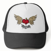 MOM Urban Heart With Wings hats
