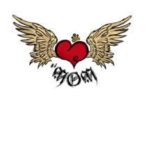 MOM Urban Heart With Wings t-shirts