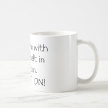 Mom with a Black Belt in Autism Mugs