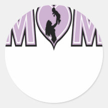 Mom with baby sticker