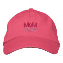 MoM WoW embroidered hats