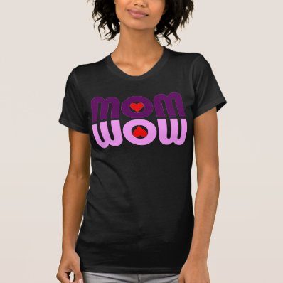 MOM WOW Hearts Reflection Tshirt