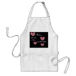 Mom years of love apron confetti hearts