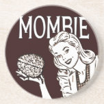 Mombie Retro Zombie Drink Coaster