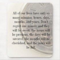 Moments & Time Mouse Pad